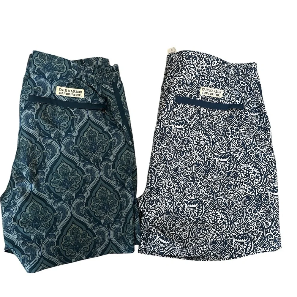 Fair Harbor Swim Trunks, set of 2, size 30